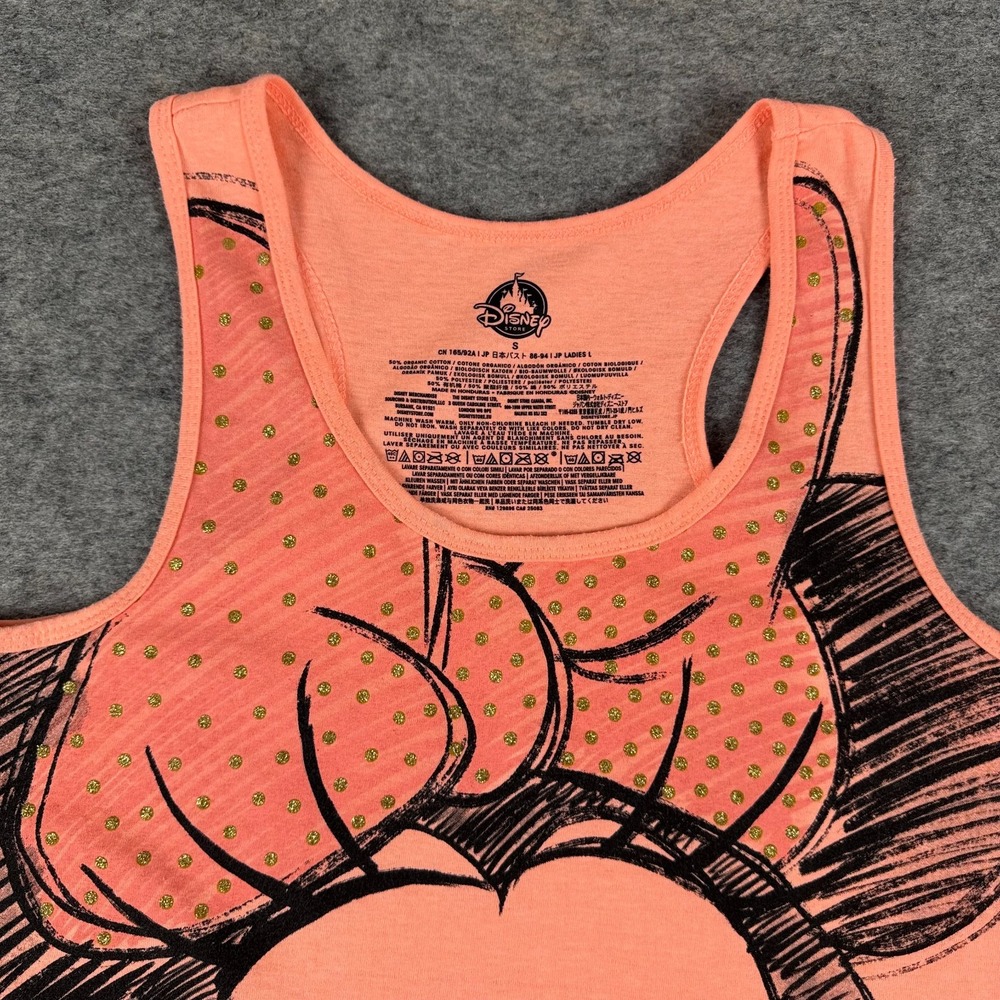 Disney Store Minnie Mouse Tank Top Pink Womens Small S - Picture 3 of 8